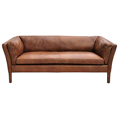 Halo Groucho Medium Aniline Leather Sofa Old Saddle Walnut Halo Groucho Medium Aniline Leather Sofa Old Saddle Walnut